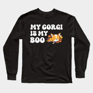 Corgi Halloween Long Sleeve T-Shirt